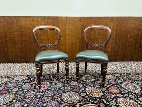 Set Klassiek Engelse Stoelen Bureaustoelen, Antiek en Kunst, Antiek | Kantoor en Zakelijk, Ophalen