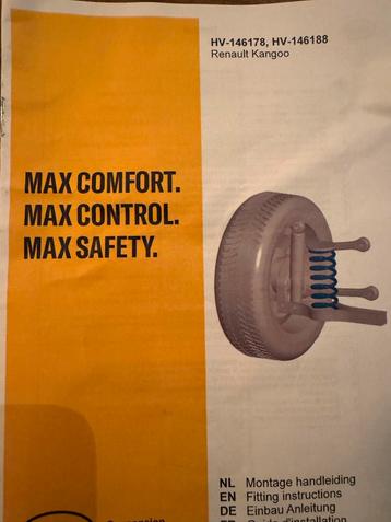 Hulpveren Renault Kangoo 2024 - Nieuw in doos! beschikbaar voor biedingen