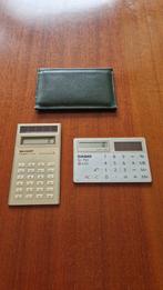 Casio SL-750 en Sharp EL-835 vintage rekenmachine, Verzamelen, Elektronische Apparatuur, Ophalen of Verzenden, Computers en Rekenmachines