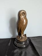 Bronzen Uil beeld . Naar Milo, Antiek en Kunst, Antiek | Koper en Brons, Ophalen of Verzenden