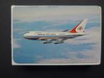 Korean Air Lines 747SP Vintage Kaartspel 1980-1984, Ophalen of Verzenden, Zo goed als nieuw, Kaart, Foto of Prent