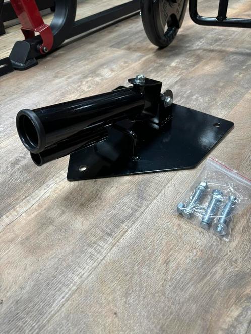 Fitness zwarte landmine met beugel en 360 graden draaibaar, Sport en Fitness, Fitnessmaterialen, Ophalen of Verzenden