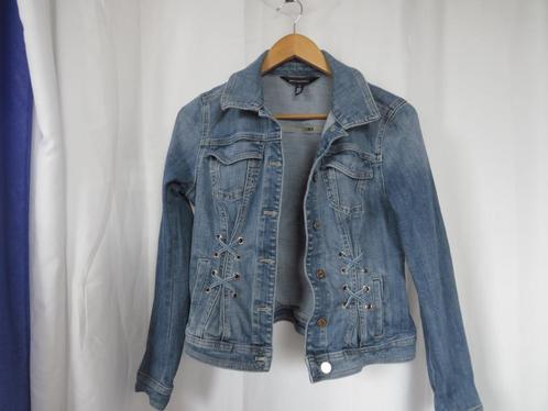 leuk blauw spijkerjasje mt 36 White House Black Market, Kleding | Dames, Jasjes, Kostuums en Pakken, Zo goed als nieuw, Jasje