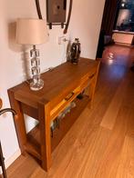 Houten Wandtafel met Lades, Huis en Inrichting, Ophalen, Overige materialen, Gebruikt, 100 tot 150 cm