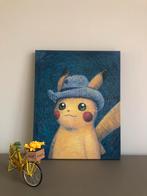🎨Pikachu Van Gogh Canvas Wall Art 40.6 x 50.8cm, Ophalen of Verzenden, Nieuw, Losse kaart
