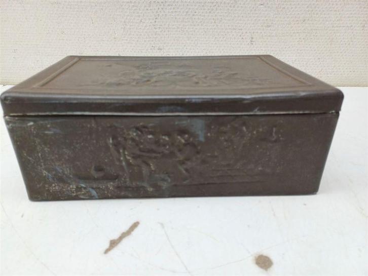 Bewaarblik /Tabaksblik 39829, Verzamelen, Blikken, Gebruikt, Overige, Ophalen of Verzenden