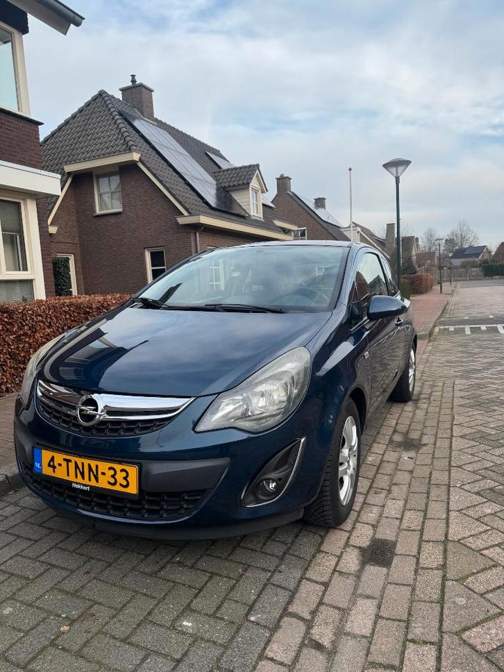 Opel Corsa Limited Edition 1.2 LPG & Benzine 2014 Blauw, Auto's, Opel, Particulier, Corsa, Airbags, Bluetooth, Centrale vergrendeling