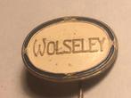 Metalen WOLSELEY AUTOMERK Speld (Wit/Blauw/Metaalkleur)., Verzenden, Zo goed als nieuw, Transport, Speldje of Pin
