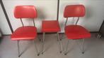 Brabantia stoeltjes en kruk rood, Huis en Inrichting, Stoelen, Ophalen, Gebruikt, Rood, Twee