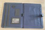 Schrijfmap donkerblauw met zwart 13x25 cm, Diversen, Schrijfwaren, Ophalen of Verzenden, Zo goed als nieuw