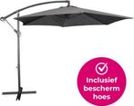 BluMill Zweefparasol Met Voet en Beschermhoes - Ø 300 cm, Tuin en Terras, Parasols, Ophalen, Nieuw, Zweefparasol, 3 tot 4 meter