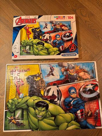 Clementoni puzzel: Avengers 104 stukjes compleet beschikbaar voor biedingen