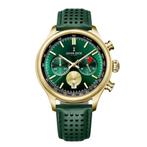 JACOB ZECH ORIGINAL “ MODEL MILANO “, Sieraden, Tassen en Uiterlijk, Horloges | Heren, Overige merken, Leer, Staal, Polshorloge