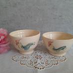 Brocante landelijke spoelkommen kommetjes afb Haan, Antiek en Kunst, Antiek | Servies los, Ophalen of Verzenden