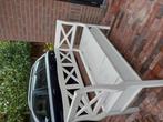 wit klepbankje, Huis en Inrichting, Banken | Bankstellen, Ophalen of Verzenden, Gebruikt, Minder dan 75 cm, Minder dan 150 cm