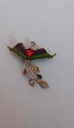 Feniks broche, Overige materialen, 4 tot 7 cm, Overige kleuren, Nieuw