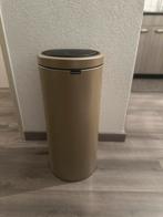 Brabantia touch bin afvalemmer 30 liter Metallic Gold, Huis en Inrichting, Woonaccessoires | Prullenbakken, Ophalen of Verzenden