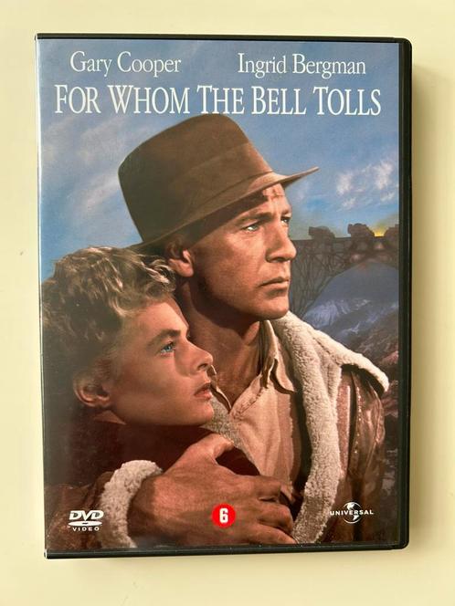 —For Whom the Bell Tolls—regie Sam Wood, Cd's en Dvd's, Dvd's | Klassiekers, Zo goed als nieuw, Drama, 1940 tot 1960, Vanaf 6 jaar