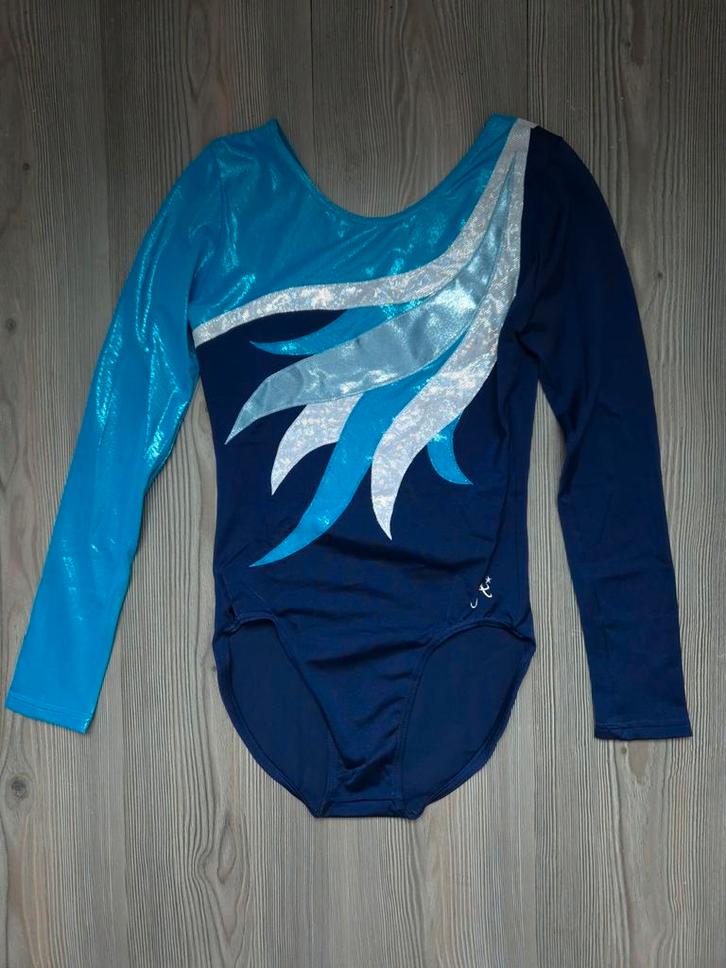 Turnpakje A-star maat XS S M, Sport en Fitness, Turnen, Zo goed als nieuw, Turnpak(je), Maat 36 t/m 42, Blauw, Ophalen of Verzenden
