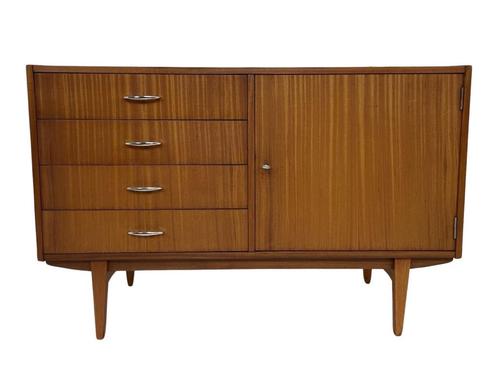 Vintage Dressoir Tv Badkamermeubel Jaren 60 70 Retro, Huis en Inrichting, Kasten | Dressoirs, Met lade(s), Met deur(en), Teakhout