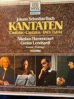 cantates Bach  Harnoncourt en Leonhardt, Gebruikt, Overige formaten, Overige typen, Ophalen of Verzenden