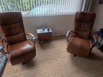 Hukla Relaxfauteuils  gebruikt 2 stuks  M en L, beschikbaar voor biedingen