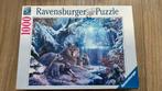 Prachtige puzzel winter wolven, Ophalen, Zo goed als nieuw
