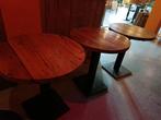 3x kleine ronde eettafel 68 cm - 2 persoons tafel, Ophalen, Gebruikt, 50 tot 100 cm, Rond