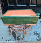 Bonsai pot 33x24cm geglazuurd groen Nieuw, ., Nieuw, Ophalen of Verzenden, .