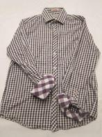 Scotch & soda blouse bruin wit geblokt l valt m heren, Overige kleuren, Zo goed als nieuw, Schipluidenlaan 20 5035KJ Tilburg, Merkfreak