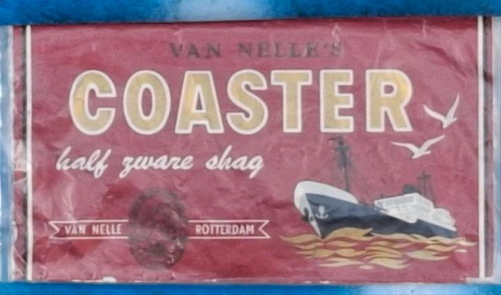 Van Nelle .COASTER shag. VERPAKKING.  Ca 50/60., Verzamelen, Merken en Reclamevoorwerpen, Gebruikt, Verpakking, Ophalen