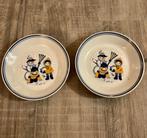 2 vintage retro Inglasur Made in GDR Colditz CP diepe borden, Ophalen of Verzenden, Zo goed als nieuw, Overige stijlen, Kop(pen) en/of Schotel(s)