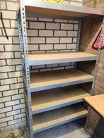 Metalen stellingkast met 5 planken, Ophalen of Verzenden, Gebruikt