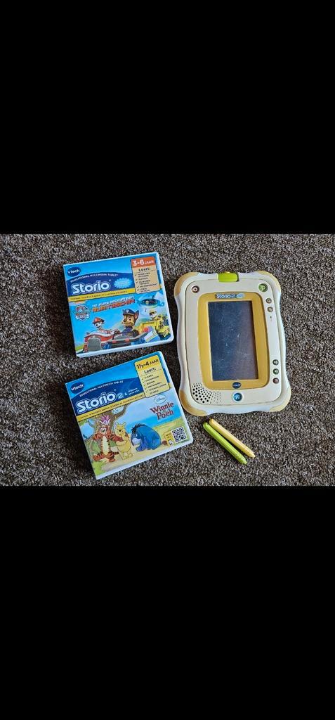 VTech Storio 2 + Spelletjes, Kinderen en Baby's, Speelgoed | Educatief en Creatief, Gebruikt, Taal en Lezen, Ontdekken, Ophalen of Verzenden