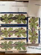 3x antieke rand tegels 1890-1930, Ophalen of Verzenden