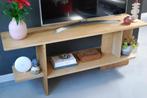 Massief houten design tv-meubel, Huis en Inrichting, Ophalen, 100 tot 150 cm, Eikenhout, Nieuw