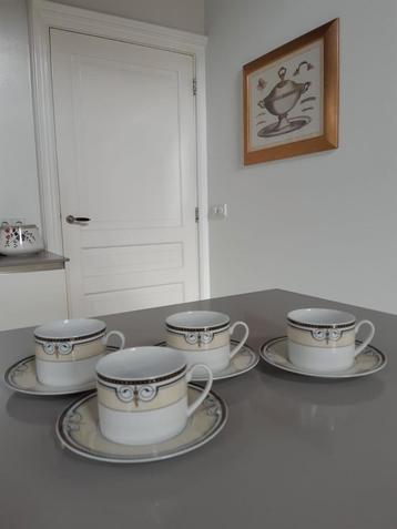 4 koppen met schotels Rosenthal Renaissance Ferrara  beschikbaar voor biedingen
