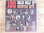 LP - Box 100 Solid Gold Country Hits, Cd's en Dvd's, Vinyl | Country en Western, Ophalen of Verzenden, Zo goed als nieuw, 12 inch