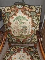 ANTIEKESTOEL MET GOBELIN STOF ZEER FRAAI, Ophalen, Hout, Overige kleuren, Eén