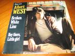 Albert West: Broken white line, Ophalen of Verzenden, Zo goed als nieuw, Pop, Single