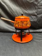 VINTAGE BRABANTIA FONDUE STEL COMPLEET JAREN 60, Ophalen of Verzenden, Zo goed als nieuw, Brander