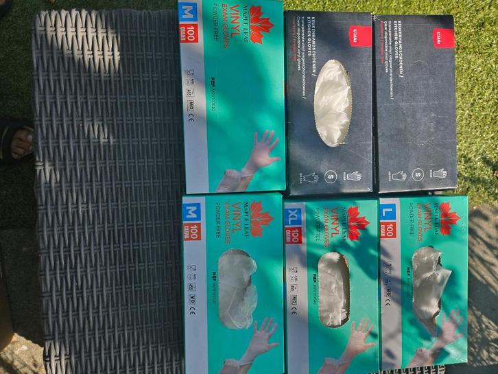 Handschoenen en sojasaus te koop, Huis en Inrichting, Keuken | Servies, Nieuw, Overige typen, Overige stijlen, Overige materialen