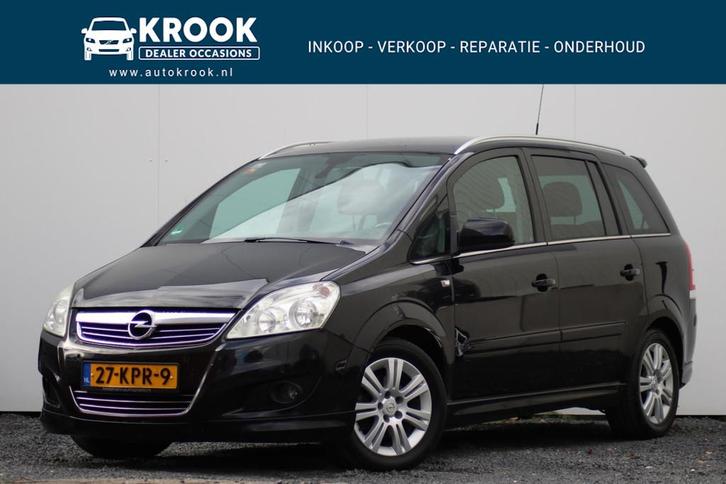 Opel Zafira 1.8 Cosmo | 2010 | 7 persoons | Leder |, Auto's, Opel, Bedrijf, Te koop, Zafira, ABS, Airbags, Airconditioning, Boordcomputer