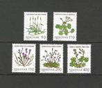 Faroer 48-52 planten bloemen flora 1980 serie postfris, Verzenden, Postfris, Dier of Natuur