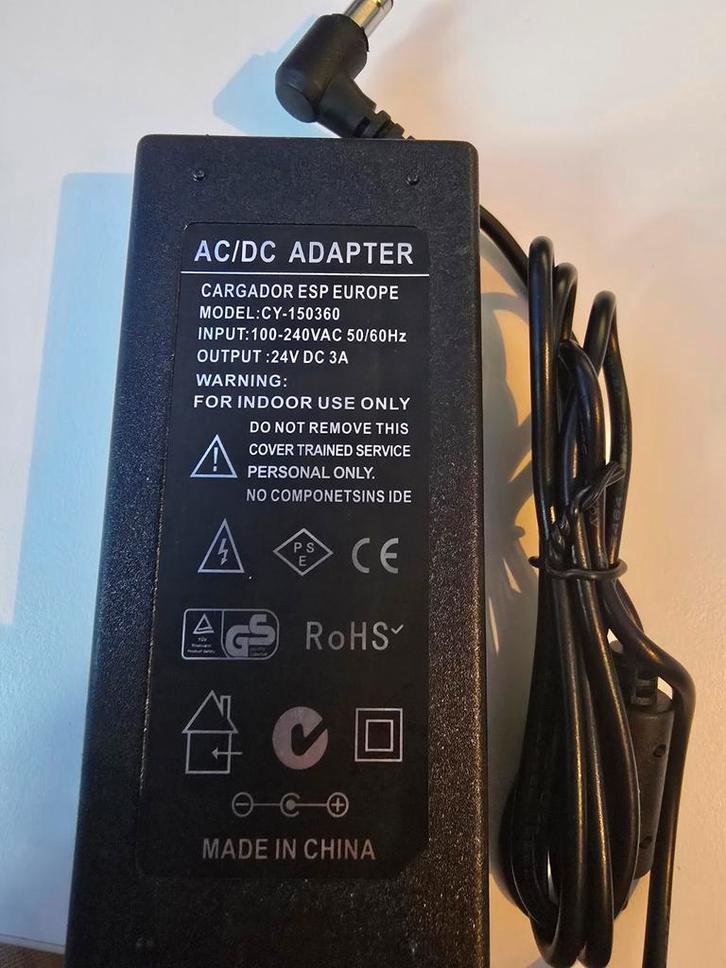 24V 3A Samsung Soundbar Adapter - Voeding, Computers en Software, Laptop-opladers, Ophalen of Verzenden