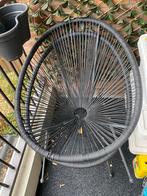 2 zwarte tuinstoelen, Huis en Inrichting, Stoelen, Ophalen, Twee, Zwart, Zo goed als nieuw