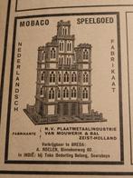 1930, MOBACO SPEELGOED, ZEIST, RECLAMEADVERTENTIE, Ophalen of Verzenden, 1920 tot 1940, Tijdschrift