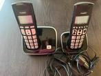 Senioren telefoon DECT twinset met grote toetsen, Telecommunicatie, Vaste telefoons | Handsets en Draadloos, Ophalen of Verzenden
