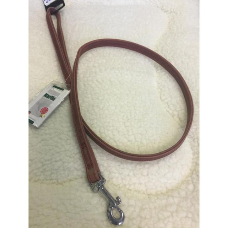 Karlie buffel leder lijn bordeaux S, Dieren en Toebehoren, Hondenriemen, Nieuw, Hondenriem-accessoire, Ophalen of Verzenden