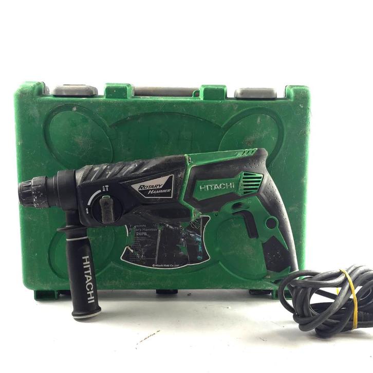 Hitachi DH26PB Klopboormachine, Incl. Koffer| Incl. Garantie, Doe-het-zelf en Verbouw, Gereedschap | Boormachines, Zo goed als nieuw